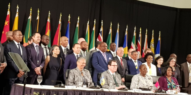PM HARRIS ATTENDS THE CARIBBEAN DEVELOPMENT BANK’S 49TH ANNUAL MEETING OF THE BOARD OF GOVERNORS AND DELIVERS REMARKS AT OPENING CEREMONY