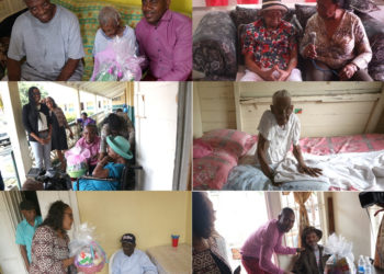 GOVERNMENT OFFICIALS CELEBRATE WITH CENTENARIANS IN ST. KITTS