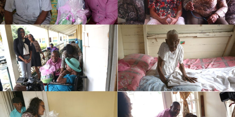 GOVERNMENT OFFICIALS CELEBRATE WITH CENTENARIANS IN ST. KITTS