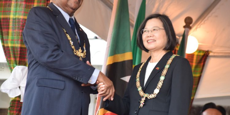 ST. KITTS AND NEVIS BESTOWS HIGHEST HONOUR ON REPUBLIC OF CHINA’S (TAIWAN) PRESIDENT TSAI ING-WEN