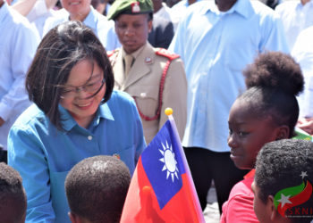 HUNDREDS GATHER AT BERKELEY MEMORIAL IN BASSETERRE TO GREET PRESIDENT OF THE ROC (TAIWAN), H.E. DR. TSAI ING-WEN
