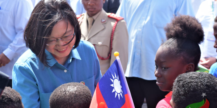 HUNDREDS GATHER AT BERKELEY MEMORIAL IN BASSETERRE TO GREET PRESIDENT OF THE ROC (TAIWAN), H.E. DR. TSAI ING-WEN