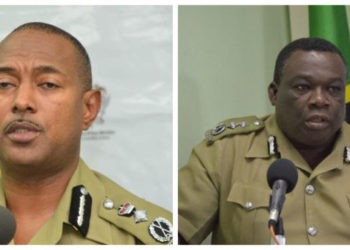 PRIME MINISTER HARRIS THANKS FORMER C.O.P. MR. IAN QUEELEY AND PRAISES THE LEADERSHIP OF ACTING COMMISSIONER BRANDY