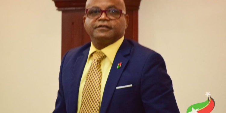 HONOURABLE LINDSAY GRANT LAYS 10 YEARS OF AUDITED ACCOUNTS BEFORE THE HONOURABLE HOUSE