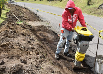 GOVERNMENT INTENDS TO RELOCATE WATER LINES FROM BENEATH ISLAND MAIN ROAD