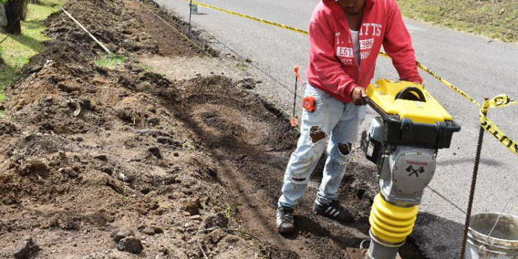 GOVERNMENT INTENDS TO RELOCATE WATER LINES FROM BENEATH ISLAND MAIN ROAD