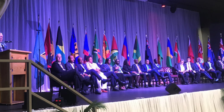 REMARKS BY THE OUTGOING CHAIRMAN OF THE CARIBBEAN COMMUNITY (CARICOM), DR. THE HON. TIMOTHY HARRIS AT THE OPENING OF THE FORTIETH REGULAR MEETING OF THE CONFERENCE OF HEADS OF GOVERNMENT OF THE CARIBBEAN COMMUNITY