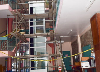 LIFT INSTALLED AT GOVERNMENT HEADQUARTERS TO CATER FOR PERSONS WITH MOBILITY CHALLENGES