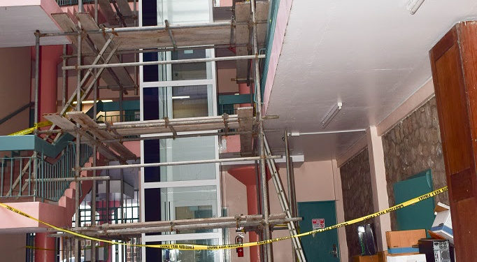 LIFT INSTALLED AT GOVERNMENT HEADQUARTERS TO CATER FOR PERSONS WITH MOBILITY CHALLENGES