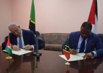 ST. KITTS-NEVIS AND THE STATE OF PALESTINE SIGN AGREEMENT TO ESTABLISH DIPLOMATIC RELATIONS