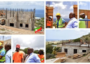 PRIME MINISTER HARRIS IMPRESSED WITH WORK TAKING PLACE AT HILLSBORO SUNSET SUITES DEVELOPMENT