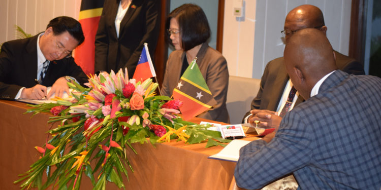 ST. KITTS-NEVIS AND THE ROC (TAIWAN) SIGN AGREEMENT TO ENHANCE AND STRENGTHEN TECHNICAL AND VOCATIONAL EDUCATION AND TRAINING IN THE FEDERATION