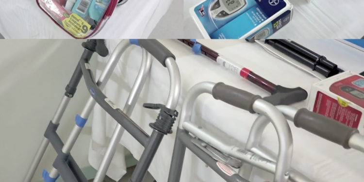 SHEILA JOSEPH DONATES TO MARY CHARLES HOSPITAL