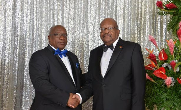 PRIME MINISTER HARRIS HAILS THE LEADERSHIP OF HIS EXCELLENCY THE GOVERNOR GENERAL SIR S. W. TAPLEY SEATON