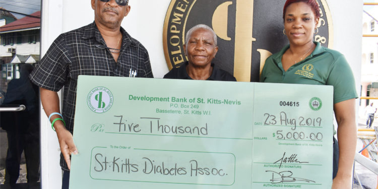 Development Bank partnering with St. Kitts Diabetes Association as it takes educational drive to the workplace 