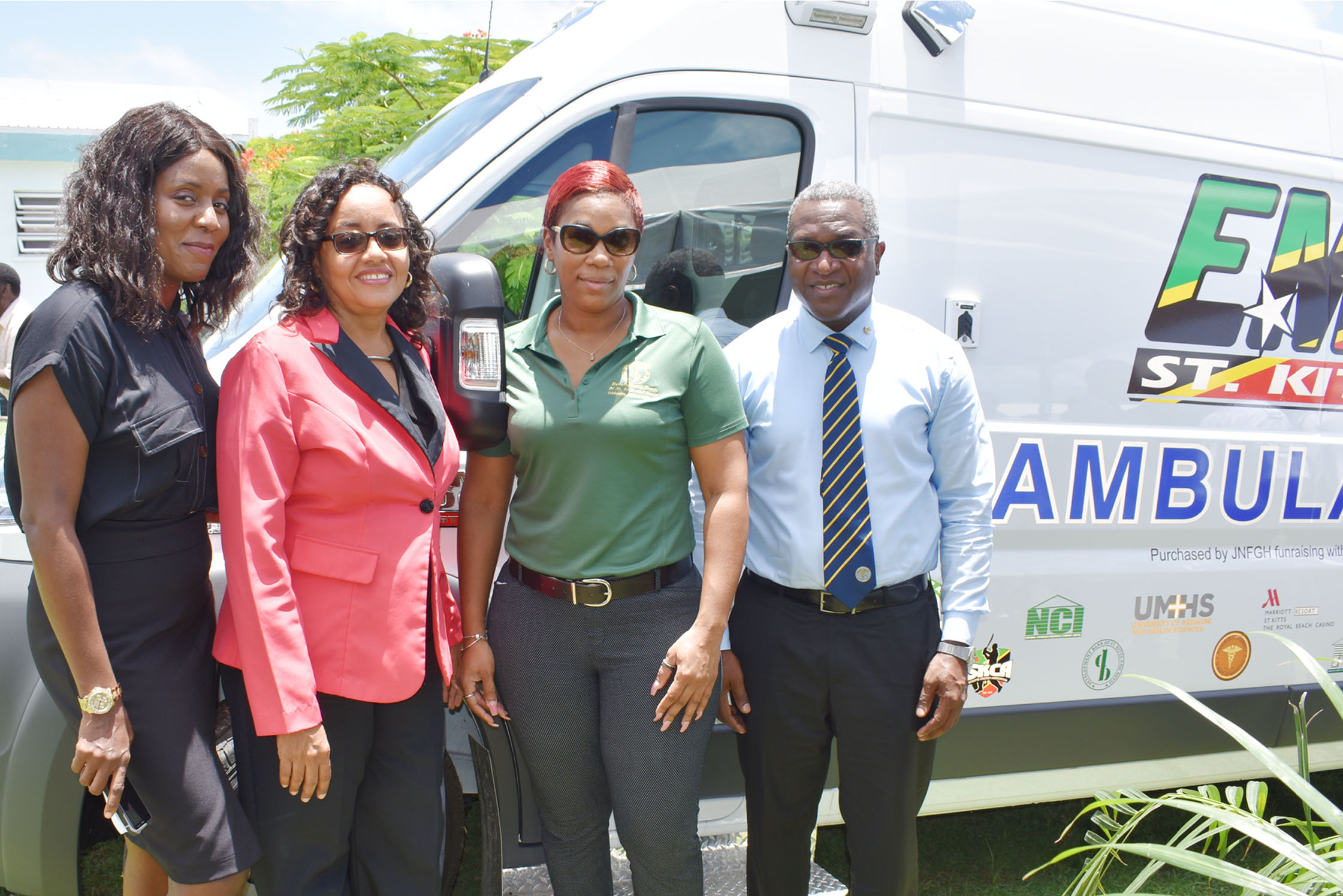 TWO AMBULANCES DONATED BY SOCIAL SECURITY