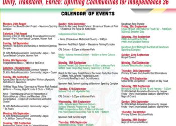 INDEPENDENCE 36 OFFICIAL CALENDAR OF ACTIVITIES RELEASED