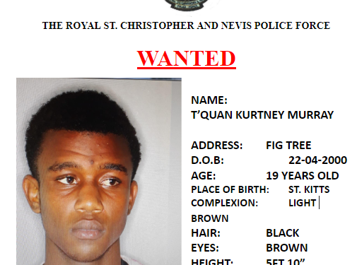 Wanted Poster – T’quan Murray
