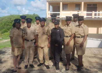PRISON OFFICERS RECEIVING TRAINING AT DODDS CORRECTIONAL FACILITY IN BARBADOS
