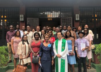 36th Anniversary of Independence of Saint Kitts and Nevis celebrated at a Church Service in the  Republic of China (Taiwan)
