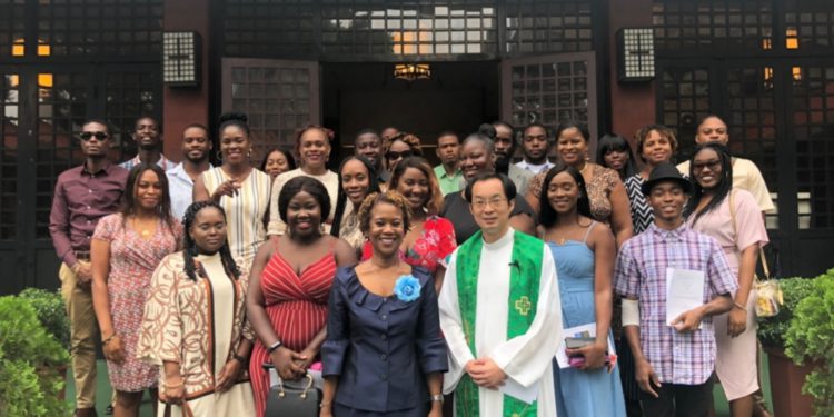 36th Anniversary of Independence of Saint Kitts and Nevis celebrated at a Church Service in the  Republic of China (Taiwan)