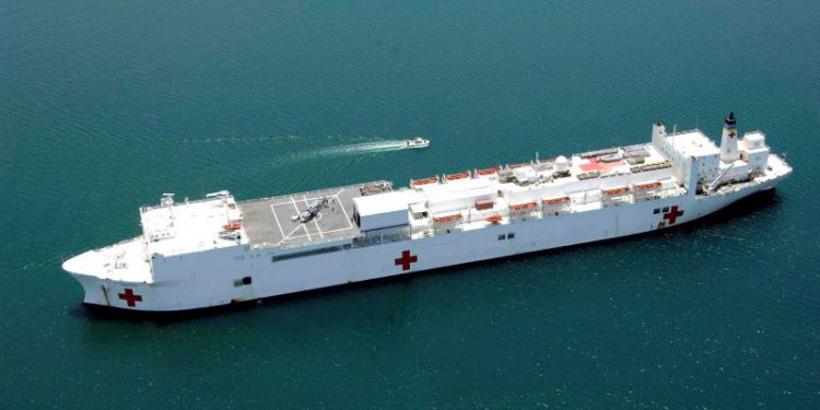 US NAVY SHIP COMFORT TO DELIVER LAND-BASED MEDICAL MISSION AND SHIP-BASED SURGICAL MISSION