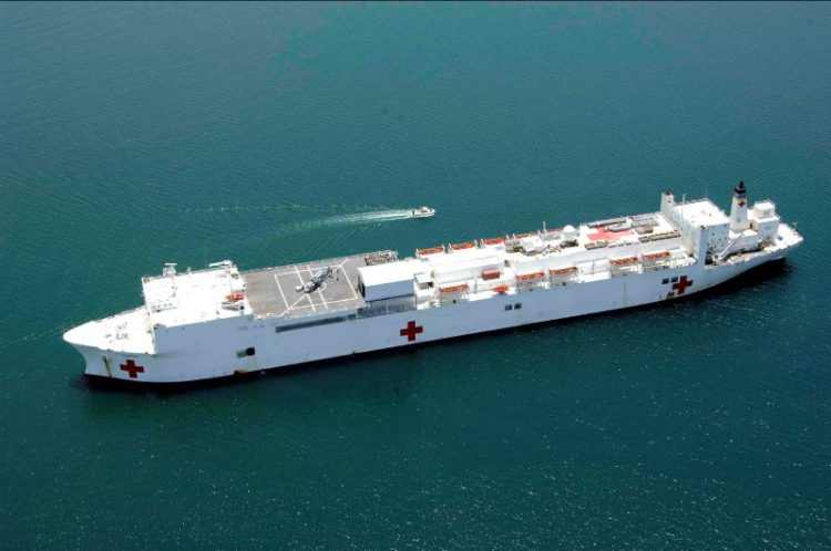 US NAVY SHIP COMFORT TO DELIVER LAND-BASED MEDICAL MISSION AND SHIP-BASED SURGICAL MISSION