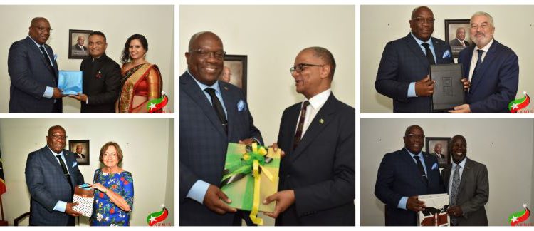 PRIME MINISTER HARRIS HOSTS SERIES OF BILATERAL MEETINGS WITH VISITING DIGNITARIES