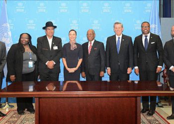 St Kitts and Nevis Foreign Minister signs Escazú Agreement   