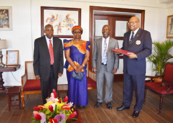 Kenya’s High Commissioner to the Federation presents letters of Credence to the Governor General   