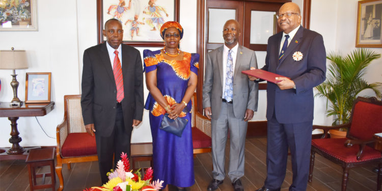 Kenya’s High Commissioner to the Federation presents letters of Credence to the Governor General