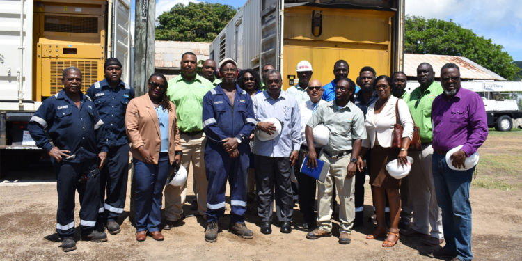 Minister Liburd commissions two new generators, announces end of planned power outages