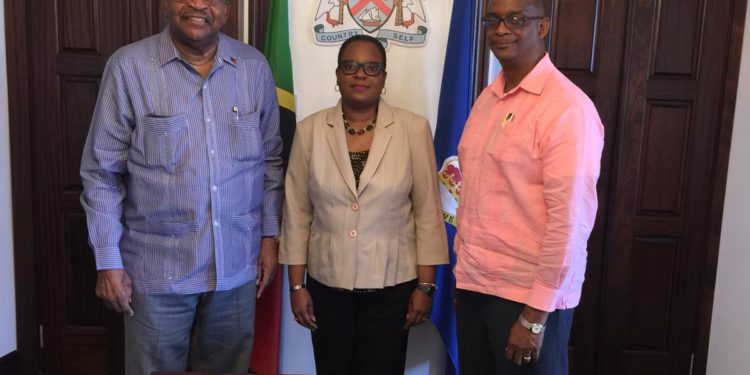 DIRECTOR OF UWI OPEN CAMPUS COUNTRY SITES VISITS ST. KITTS AND NEVIS