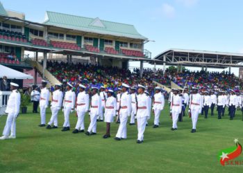 HUNDREDS ATTEND INDEPENDENCE DAY PARADE CREATING A SEA OF PATRIOTIC COLOURS