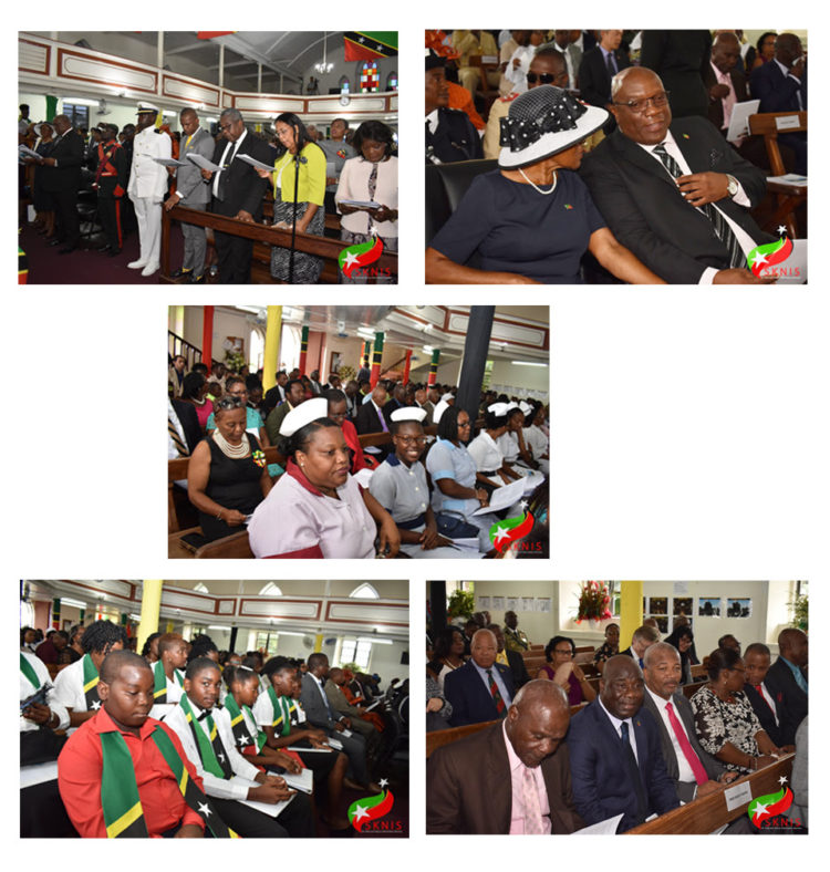 HUNDREDS UNITE IN NEVIS FOR STATE SERVICE OF PRAYER, PRAISE AND THANKSGIVING IN CELEBRATION OF THE FEDERATION’S 36th ANNIVERSARY OF INDEPENDENCE