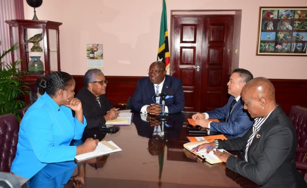 PRIME MINISTER HARRIS MEETS WITH ASSISTANT SECRETARY GENERAL OF THE OAS, HIS EXCELLENCY NESTOR MENDEZ