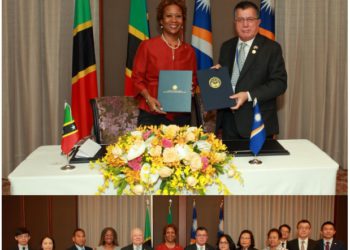 Saint Kitts and Nevis and the Marshall Islands sign visa-waiver agreement