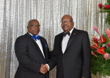 PRIME MINISTER HARRIS CONGRATULATES SIR TAPLEY FOR EARNING DISTINGUISHED UWI ACCOLADE