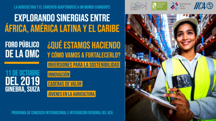 IICA to moderate an international panel discussion to encourage trade synergies between Africa, Latin America and the Caribbean