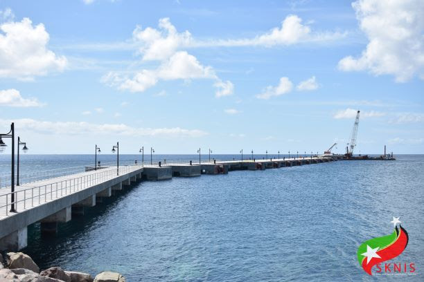 CONSTRUCTION ON THE SECOND CRUISE PIER, A MAJOR CAPITAL PROJECT, NEARS COMPLETION