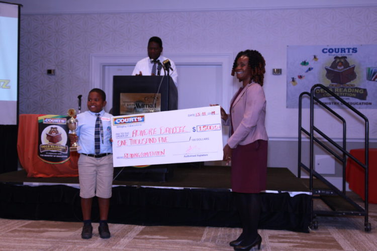 Rondre Daniel of Maude Cross Preparatory Wins 10th Annual Courts Reading Competition Finals in St. Kitts and Nevis