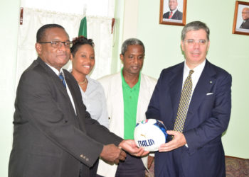 NEWLY DONATED FOOTBALLS TO HELP ENCOURAGE PHYSICAL ACTIVITY AMONG YOUNG PEOPLE