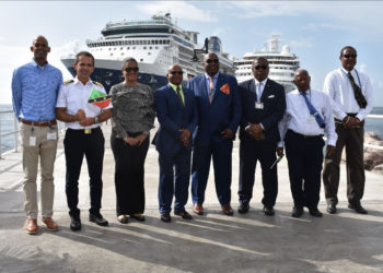 CAPTAIN OF CELEBRITY SUMMIT HIGHLY IMPRESSED WITH THE DESIGN AND CONSTRUCTION OF ST. KITTS’ SECOND CRUISE PIER