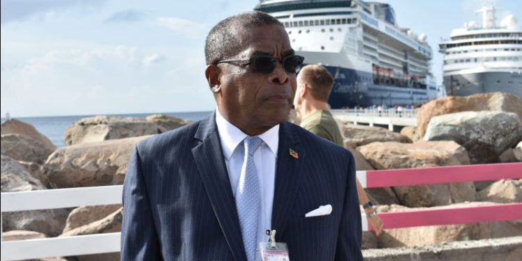 MINISTER LIBURD CONDEMNS PURVEYORS OF GLOOM AND DOOM OVER PROGRESS OF SECOND CRUISE PIER IN A BOOMING TOURISM ECONOMY
