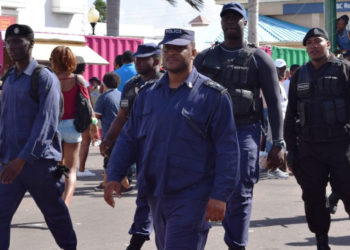 PRIME MINISTER HARRIS APPLAUDS SECURITY FORCES FOR A PEACEFUL AND SUCCESSFUL J’OUVERT 2019