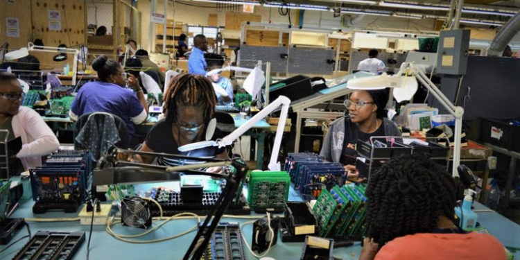 GROWTH IN THE MANUFACTURING SECTOR LEADING TO ADDITIONAL JOBS IN ST. KITTS AND NEVIS