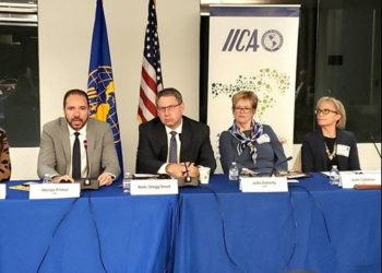 IICA Hosts Trade Meeting with USTR Agricultural Negotiators and Members of Diplomatic Corps