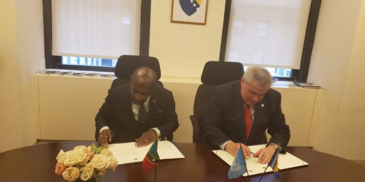 St. Kitts and Nevis establishes diplomatic relations with Bosnia and Herzegovina