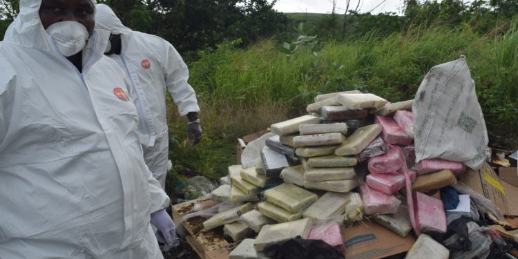 COCAINE SEIZED IN MAJOR BUST DESTROYED