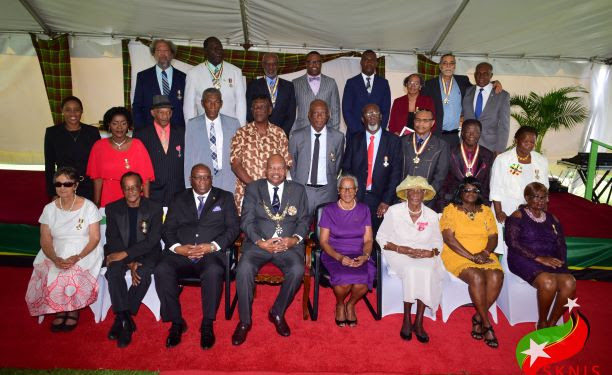PM HARRIS THANKS NATIONAL HONOURS AWARDEES FOR THEIR YEOMAN SERVICE TO THE COUNTRY